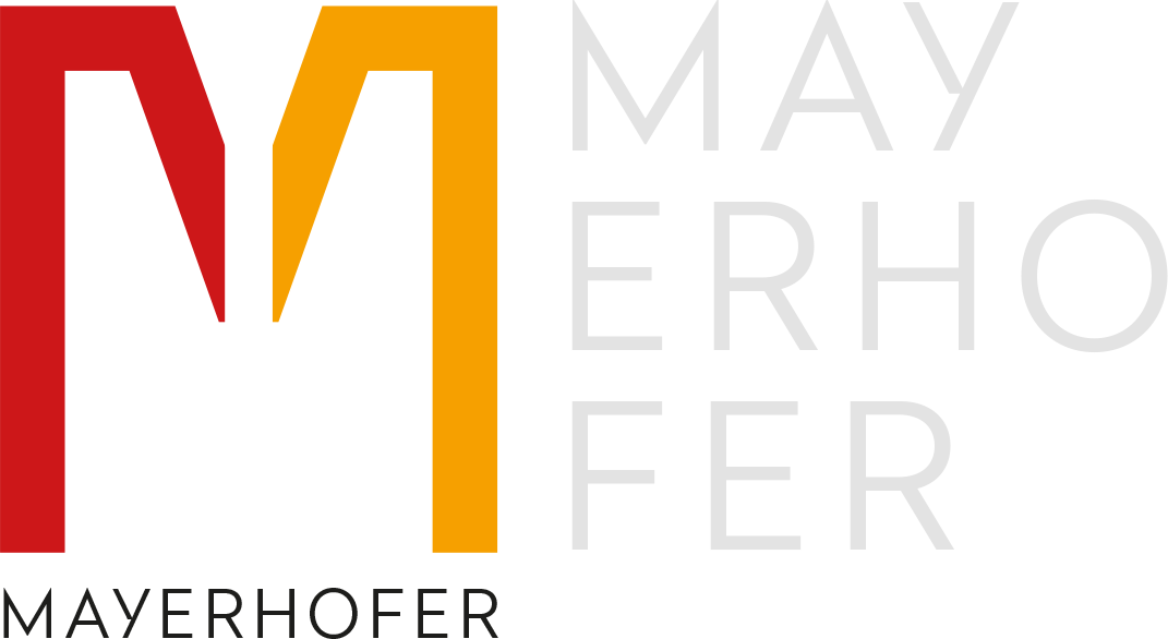 Logo: Mayerhofer, bauunternehmen ingenieurbau, brückenbau unternehmen, kraftwerksbau, bahnbau, spezialtiefbau, abbruch unternehmen, hochbau, tiefbau unternehmen, betonsanierung